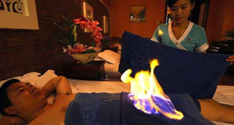 Đốt lửa cậu nhỏ để chữa bệnh yếu sinh lý