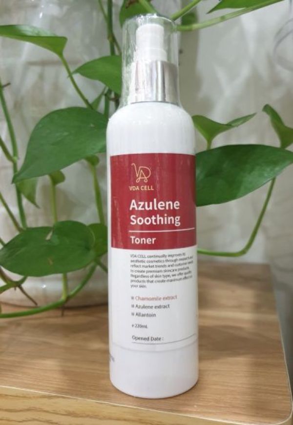 Azulene Soothing Toner - Nước hoa hồng Vda Cell