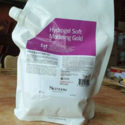 Hidrogel Soft Modeling Gold Skindom - Mặt nạ từ vàng