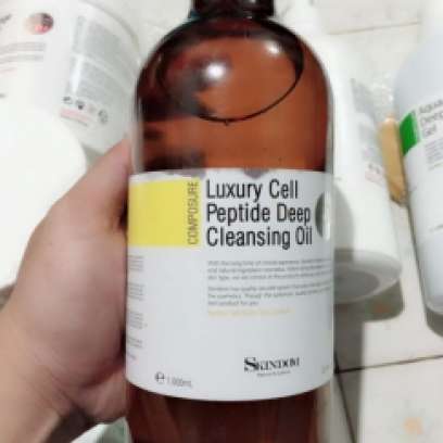 Luxury Cell Peptide Deep Cleansing Oil - Sữa rửa mặt skindom 1000 ml